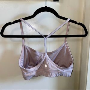 Lululemon Flow Y Bra Pale Pink